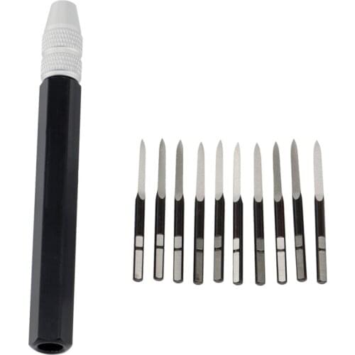 Trimming Knife Deburring Plane Scraper 10PCS BD5010+1PCS SC1300 Retail