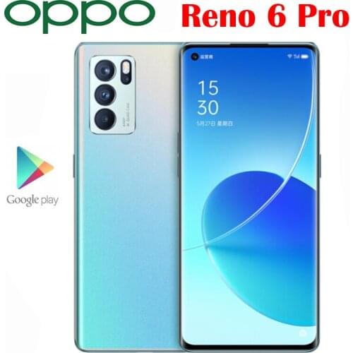 Official New Original OPPO Reno 6 Pro 5G Mobile Phone MTK Dimensity 1200 Octa Core 64MP Camera 65W Super Charg