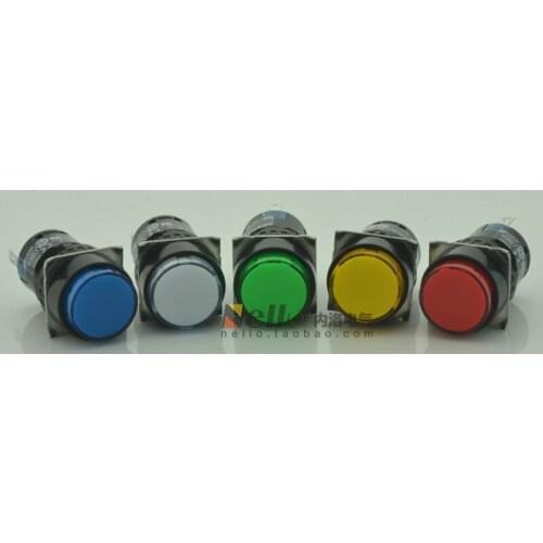 [SA]IDEC Izumi original Japanese 16mm circular lights AL6M-P4 * C AC / DC 24V LED lights--10pcs/lot