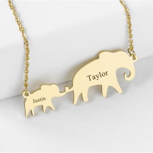 Personalize Mom Mothers Day Gifts Stainless Steel Best Mom Charms Necklace Pendant Jewelry Bijoux Collier Gold Chain Chokers