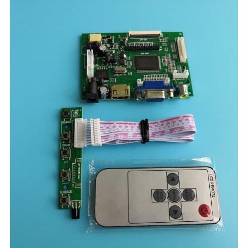 For AT090TN12 panel 50pin 2AV+ VGA LCD 9.0" HDMI-compatible Driver Controller Board 800(RGB)×480 Kit remote monitor