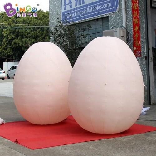 Customized 2 meters tall giant inflatable egg / inflatable easter egg / inflatable kinder egg for decoration toys