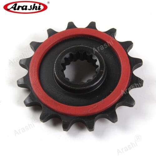 Arashi 525 16T Rubber Cushioned Front Sprocket For Aprilia RSV4 1000 RF / RR 2015 2016 2017 2018 2019 2020 Wheel Gear Chain