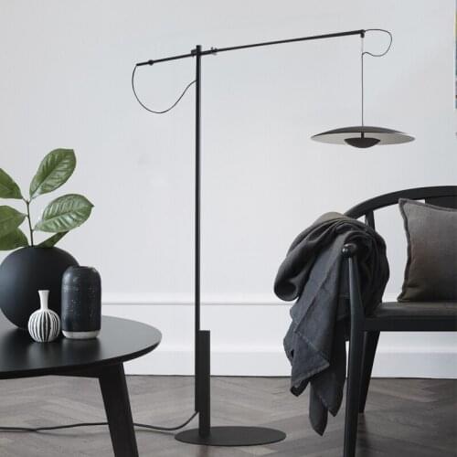 Nordic Wind Lamps Sofa Lights Vertical Lights Fishing Lights Floor Lamps Living Room Bedroom Creative Designers Lights