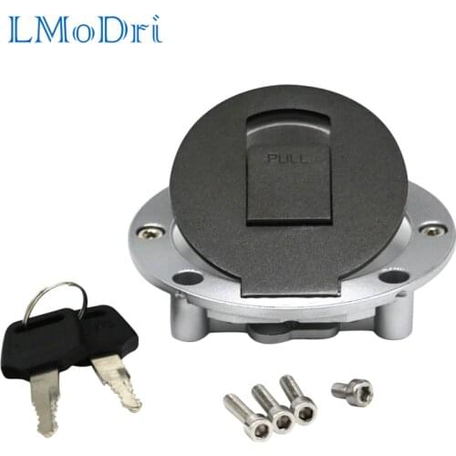 LMoDri Motorcycle Fuel Tank Cover Lock Gas Cap For Yamaha FZR250 450 600 FZR250RR 400RR FZX250 FZ400 FZR1000 Engine Hook Locking