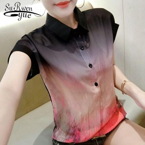 2021 Summer Short Sleeve Women Blouse Shirt Blusas Femininas Elegante Women Blouses Ladies Tops Womens Tops and Blouse 4474 50