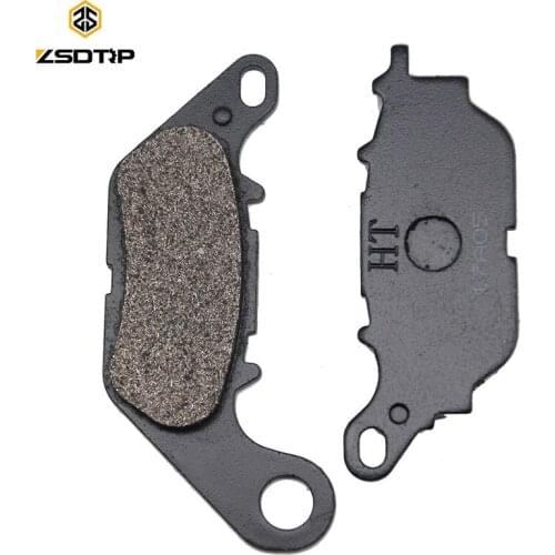ZSDTRP 1pair Semi-metallic Front Brake Pads FA464 for Yamaha YBR125 Custom XC125 Vity (4P7) 2008-2016