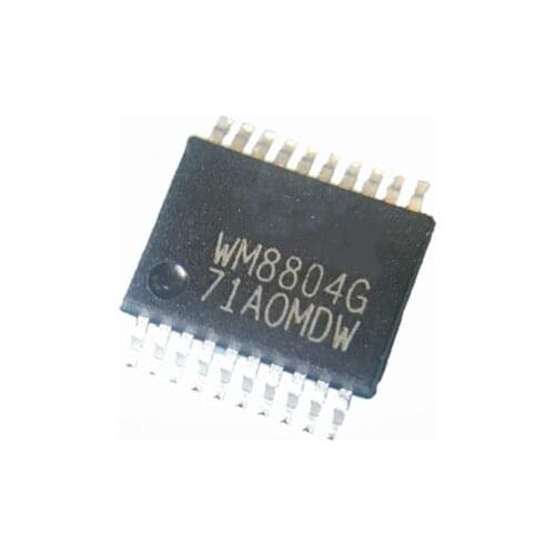 1pcs/lot WM8804GEDS/RV WM8804GEDS WM8804G WM8804 SSOP-20 In Stock