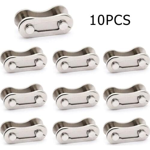 10pcs Bicycle Bike Single Speed Quick Chain Master Links Connector Steel Cycling Spare Parts For Bike Bicycle Accessories