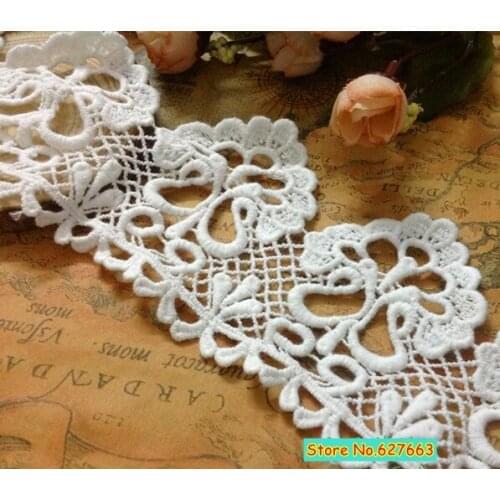 10 Yards 6.5CM Exquisite Flower Lace Trimming