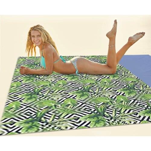 200X210cm Camping Mat Picnic Mat 4-6 People Portable Beach Blanket Waterproof Camping Bed Beach Mat Outdoor Camping Equipment