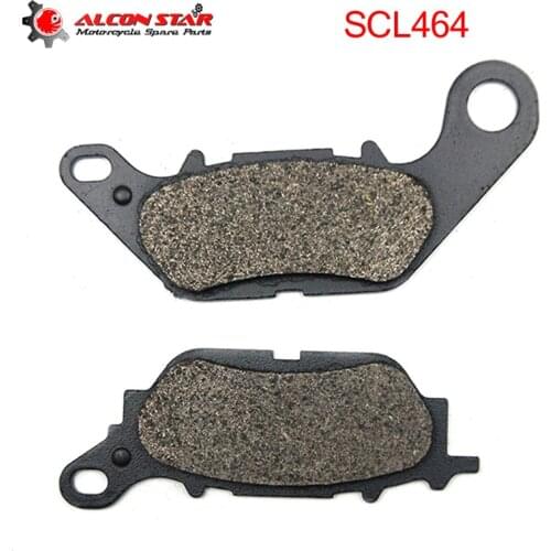 Alconstar-Black Color Motorcycle Front&Rear Brake Pads for Yamaha YBR125 3D92 3D99 51D1 51D2 2007-2016 YBR 125 Custom 2008-2016