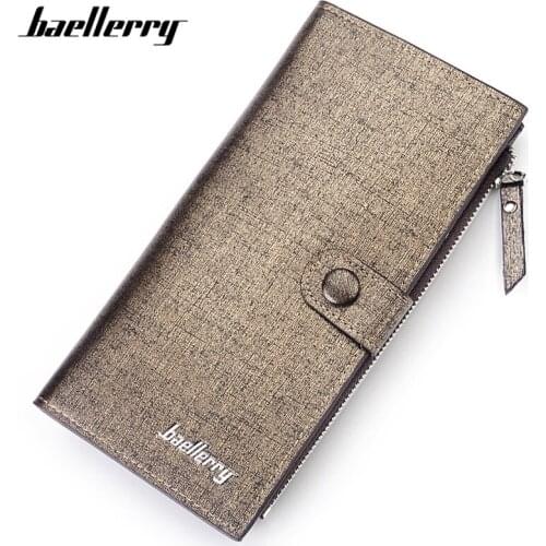 Baellerry New Style Hasp Men Wallets Multifunctional Mens Brand Wallet Leather Card Holder Male Dollar Price Purses Billetera