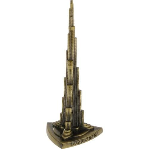 KHALIFA TOWER DUBAI ARCHITECTURE BUILDING REPLICA COLLECTIBLE SOUVENIR 13CM