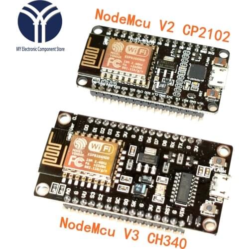 Wireless Module CH340/CP2102 NodeMcu V3 V2 Lua WIFI Internet of Things Development Board based ESP8266 ESP-12E with pcb Antenna