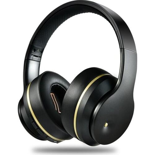 ANC Wireless Headphones Active Noise Cancelling Bluetooth Headset Portable Foldable Heavy Bass Stereo Earphones With Microphone