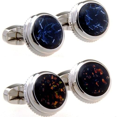 10pairs/lot Classic Big Crystal Cufflinks Royal Blue Colorful Red Rhinestone Cuff Links Vintage Business Style Mens Jewelry