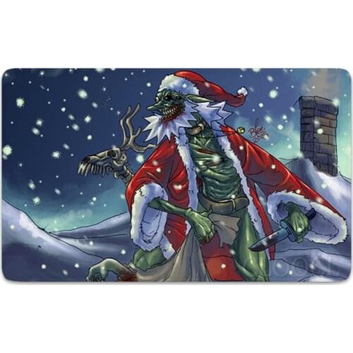 CLOOCL Christmas Theme Doormats Cartoon Santa Claus Paradise Merry Christmas Indoor Hallway Mats Funny Fastival Home Textile