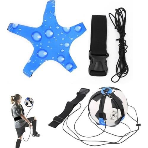 Children Soccer Trainer Soccer Ball Practice Belt Football Kick Training Belt Adjustable Kids Children Soccer Practice Equipment