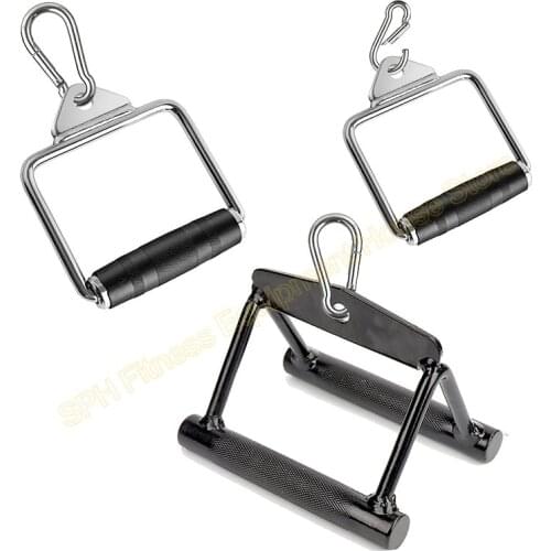 Home Fitness D Handle Saddle Handle For Lat Pull Down Gym Workout Handles Exercise Triceps Biceps Arm Muscle Seated Rowing Grip