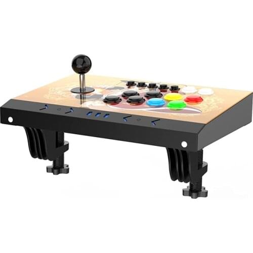 DOYO Arcade Fight Stick for Home, Compatible with NEOGEO Mini/PC/PS Classic/Nintendo Switch/PS3/Android/Raspberry Pi (Red)