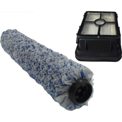2pcs/Set Wood Floors Brushroll & HEPA Filter for Bissell Crosswave 1785 Series Vacuum Cleaner Replaces # 1608683 &1608684 Filter
