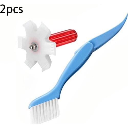 Air Conditioner Fin Repair Tool Comb Heat Dissipating Brush Folding Brush Cooler Condenser Radiator Cleaning Accessories