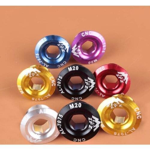 Crank Cover Screw Cap M20, M15, M18 MTB Crankset Crank Cover Aluminum BMX Road Bike Accessories Dropshipping