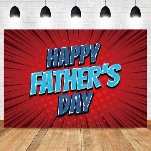 Laeacco Happy Fathers Day Festival Backdrop For Photography Customized Photocall Photophone Photographic Background Photostudio