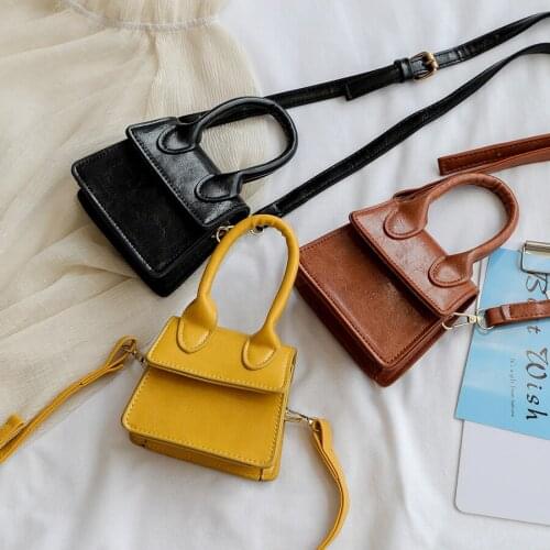 Fashion Small Square Bags Women Mini Shoulder Bags Leather Designer Wallet Handbags Womens Crossbody Bag Female Girl Handbag