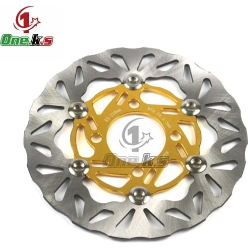 Motorcycle Rear Brake Disc Rotor For HONDA GROM MSX125 MSX125SF 220mm Floating Front Brake Disc Rotor