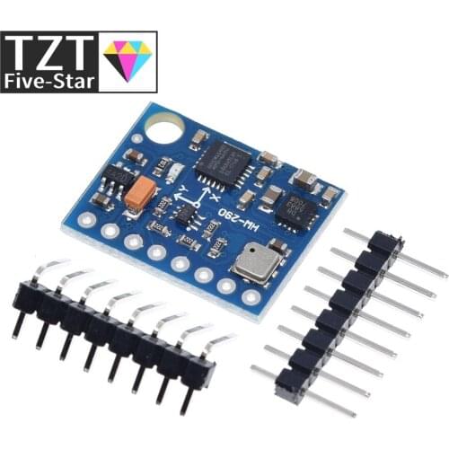TZT GY-87 10DOF Module MPU6050 HMC5883L BMP180 GY87 Sensor Module GY87 For Arduino