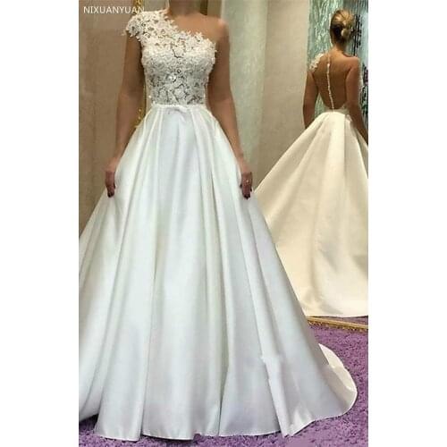 NIXUANYUAN Womens One Shoulder Dresses