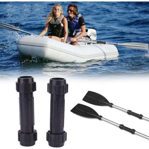 New Black Rubber Boat Paddle Connection Tube Pipe Diameter 28mm Universal Connector Boat Accessories Marine
