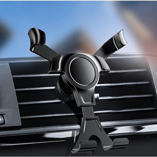 Newest Gravity Car Air Vent Mount Cradle Holder Stand For iPhone Mobile Cell Phone GPS Universal Gravity Smartphone Cell Support