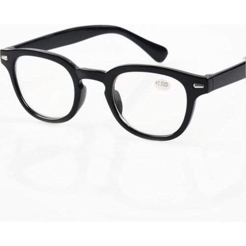 Unisex Reading Glasses New Men Resin Lenses Retro Rivets Women Art Mirrors Plastic Full frame 1.0-4.0 R231