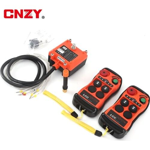 Q200 / Q202 LCC single and double speed industrial wireless remote control 2 button drive micro electric hoist motor hoist