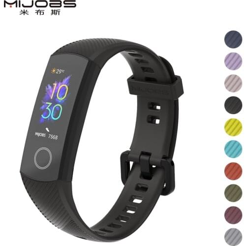 For Honor Band 5 Strap for Honor Band 4 Strap Silicone Correa Wistband Original Bracelet Replacement Watch Band Pемешок
