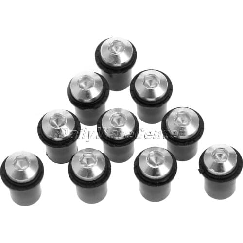 Motorcycle Rubber M5 Well Nuts Windscreen Fairing Well Nuts Brass Nuts Window 5mm Metric Well Nuts Auto Accessories Car Parts