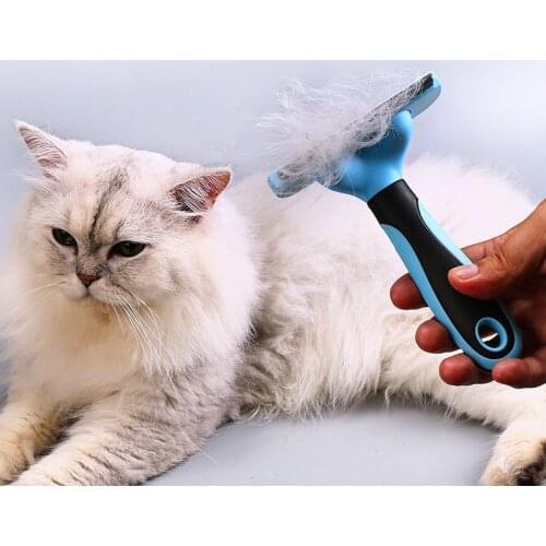 Dog Hair Remover Cat Brush Grooming Tools Pet Detachable Clipper Attachment Pet Trimmer Combs Supply Cini Furmines For Cats Dogs