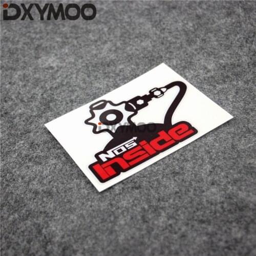 Motorcycle Exhaust Pipe Stickers Reflective Car Sticker Decals for NOS Inside