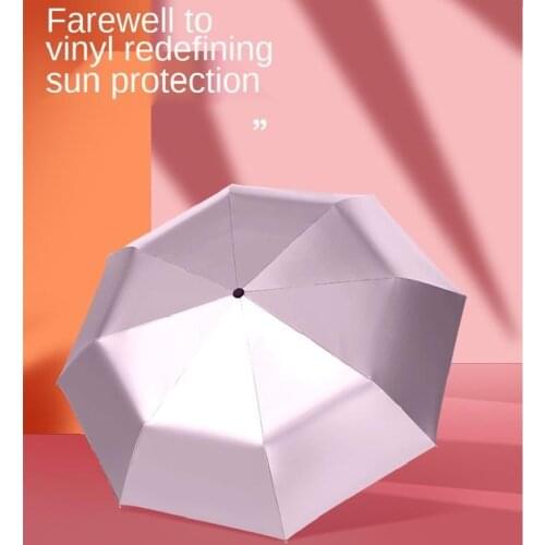 Titanium Sunscreen Cooling Ladies Umbrella Gift Double-layer Rose Gold Colorful Ultra-anti-ultraviolet Sun And Rain Umbrella