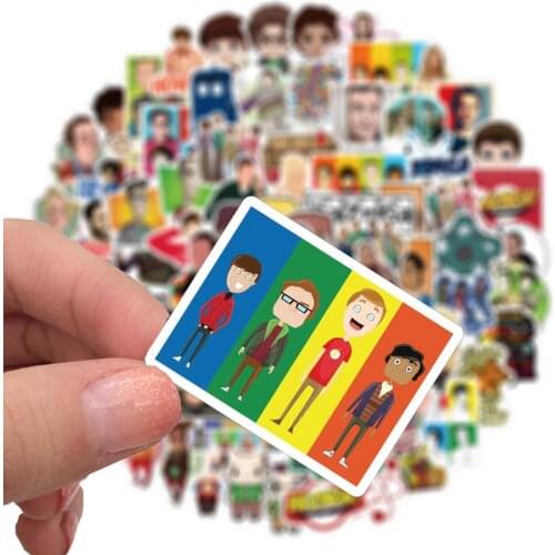 30/50 PCS The Big Bang Theory Stickers TV Series for Car Styling Bike Motorcycle Phone Laptop Travel Luggage Cool Funny JDM