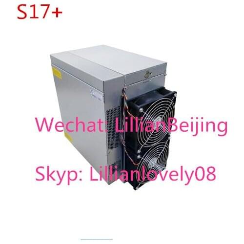 Used AntMiner S17+ 67T Asic Sha256 Bitcoin miner bitmain s17 67T with power supply