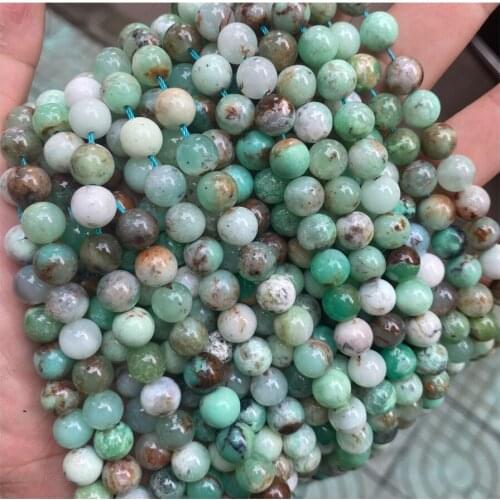 Natural Stone Australia Jasper Beads 6mm 8mm 10mm Pick Size 15'' Strand Round Loose Gemstone Beads For Jewelry Making Bracelet
