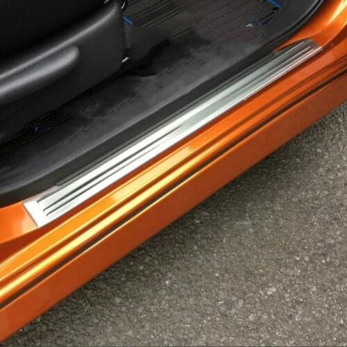 For Nissan Note E12 E-power 2016-2018 2019 Stainless Steel Side Door Sill Scuff Plate Guards Cover Trim Car Styling Accessories