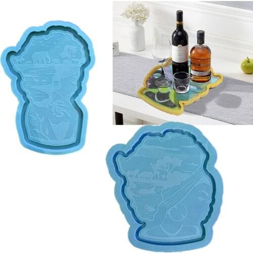 Epoxy Molds for Shape Trays and Coasters DIY Ornaments Silicone Resin Molds Craft Tools for Home Decoration