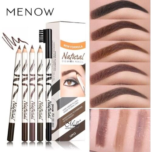 5 Colors Makeup Menow Eyebrow Pencil Eyebrow Marker Waterproof Eyebrow Tattoo For Eyebrows Enhancer Dye Tint Pen Long Lasting