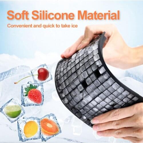 Ice Cube Tray 160 Grids 1X1cm Silicone Fruit Ice Cube Maker DIY Creative Small Ice Cube Mold Square Shape Kitchen Accessories