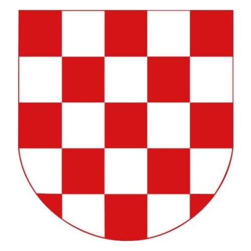 Personality Croatia Coat of Arms Flag Car Sticker Accessories Laptop Decal Waterproof Sunscreen KK Vinyl PVC 11cm*11cm